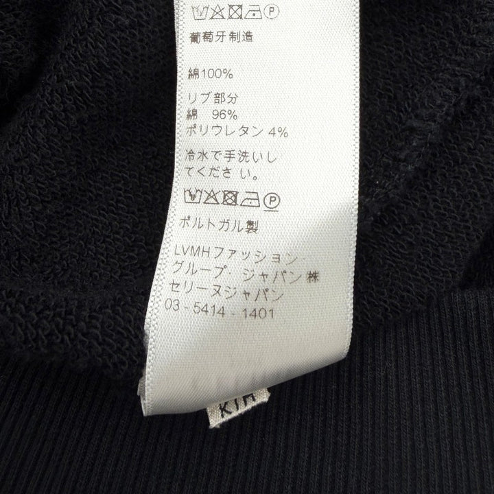 セリーヌ パーカー コットン ブラック レディース サイズS