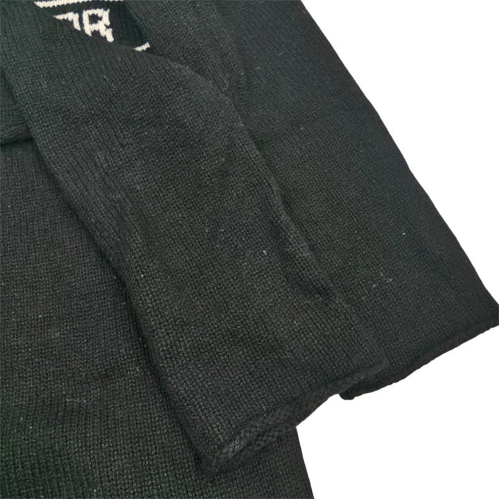 ディオール DIOR カシミヤロゴ ニットセーター 黒 