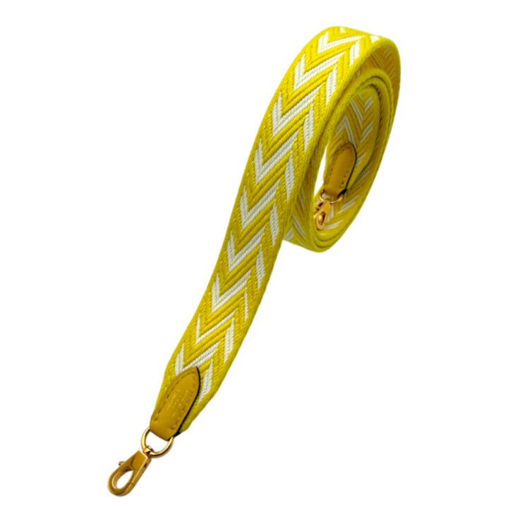 エルメス カヴァル バンドリエールストラップ イエロー ゴールド金具 ミニケリー用 D刻印
