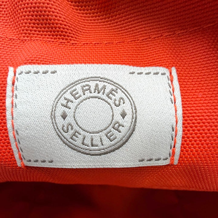 エルメス サックドパンサージュ グルーム 2WAYバッグ キャンバス ネイビー U刻印