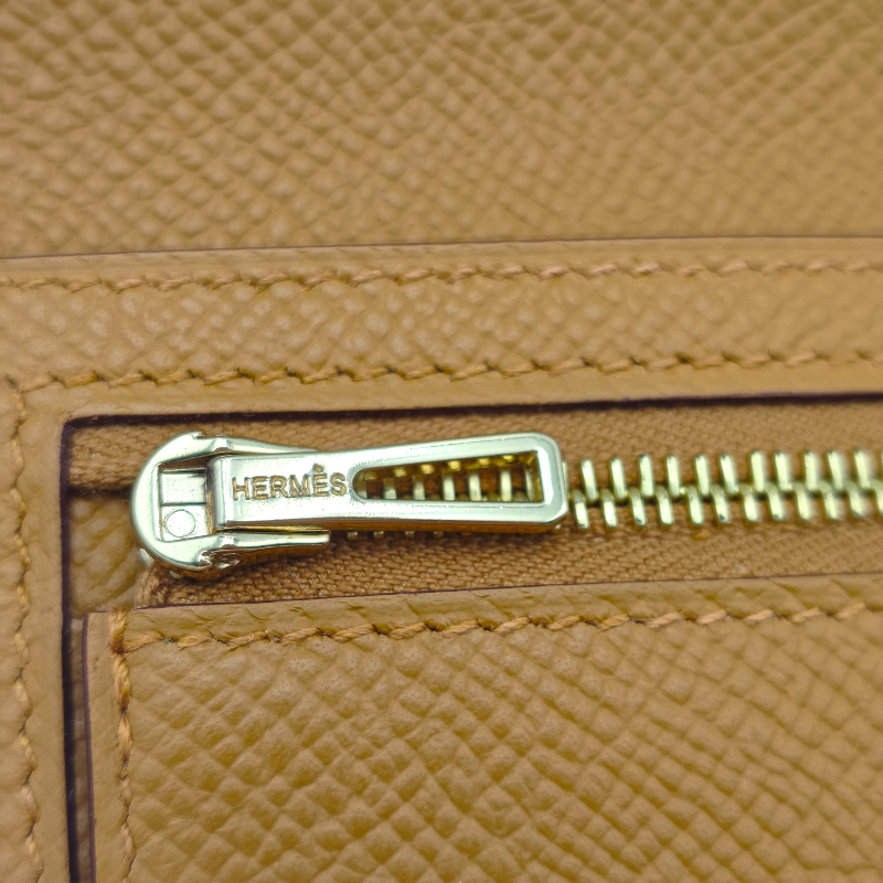 エルメス ベアンコンパクト 二つ折り財布 エプソン セサミ ゴールド金具 B刻印