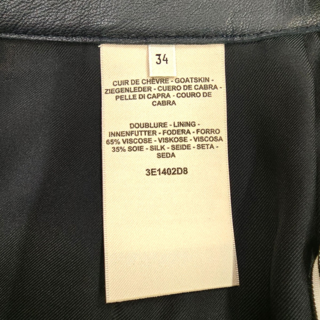 エルメス ゴートスキン ショートパンツ ネイビー レディース 