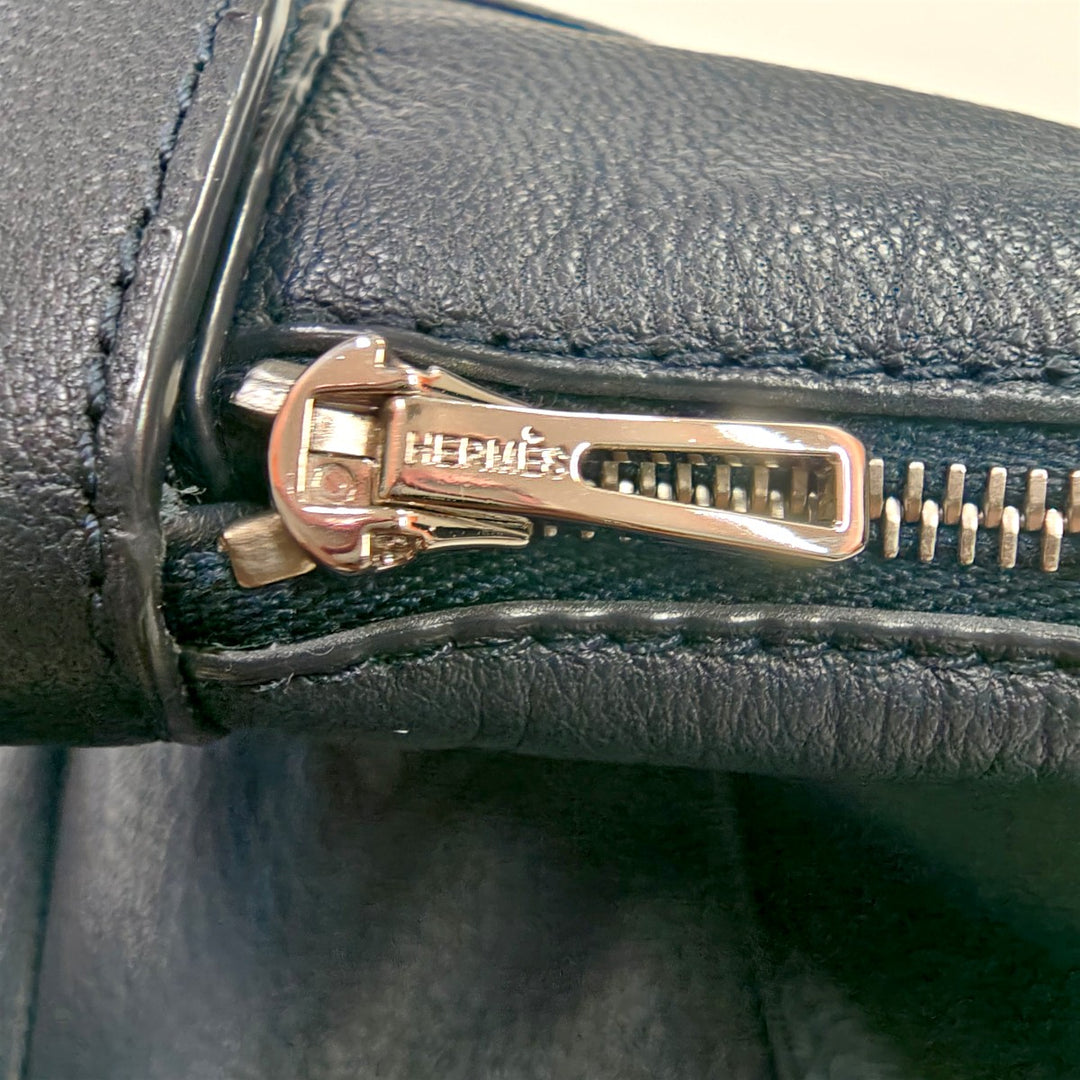 エルメス ゴートスキン ショートパンツ ネイビー レディース 