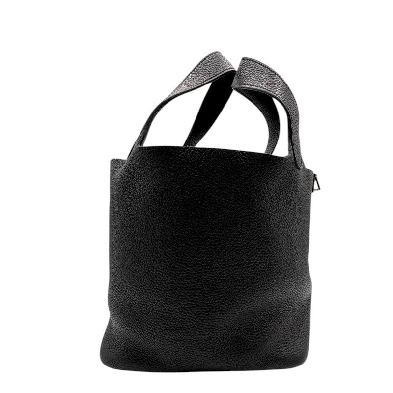 エルメス ピコタンロック MM 22 トリヨン ブラック シルバー金具 A刻印