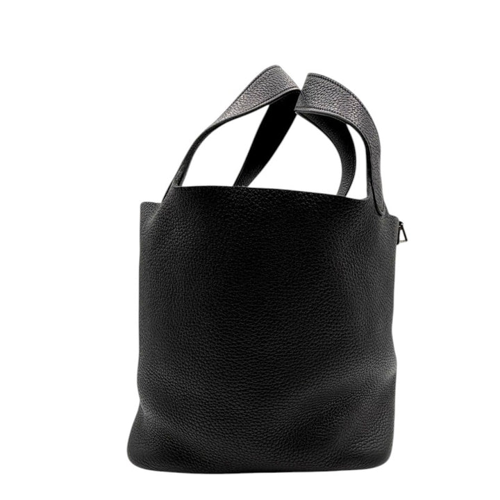 エルメス ピコタンロック MM 22 トリヨン ブラック シルバー金具 A刻印