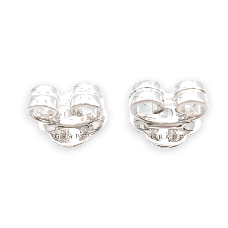 グラフ ワイルドフラワー プティ パヴェ ダイヤモンド スタッドイヤリング ピアス 0.08ct WG