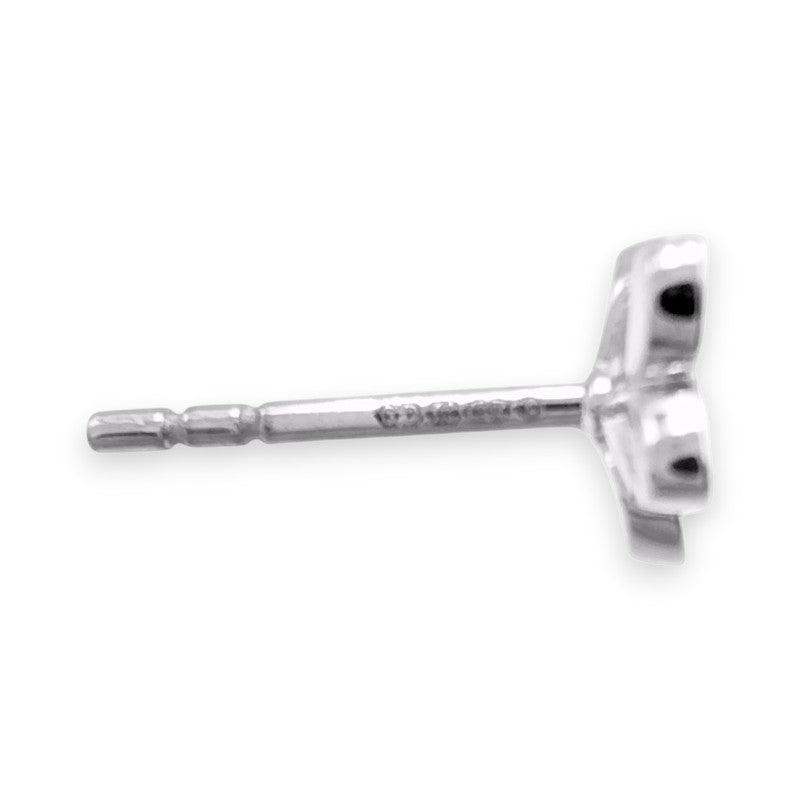 グラフ ワイルドフラワー プティ パヴェ ダイヤモンド スタッドイヤリング ピアス 0.08ct WG