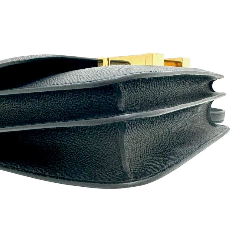 エルメス コンスタンス ミニ 18 ミロワール エプソン ブラック ゴールド金具 W刻印