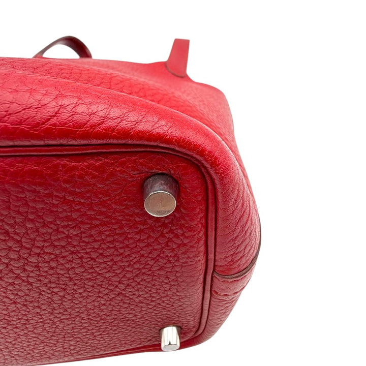 エルメス ピコタンロック PM 18 トリヨン ルージュガランス シルバー金具 □L刻印