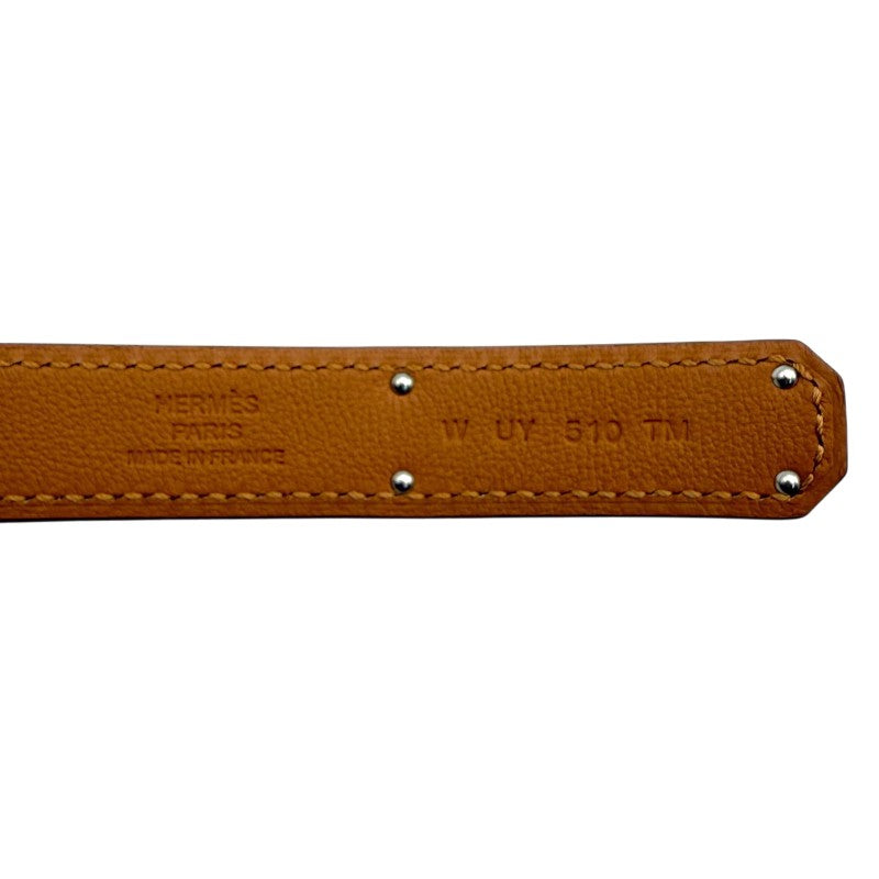エルメス ケリーベルト エプソン ヴェールペパーミント シルバー金具 W刻印