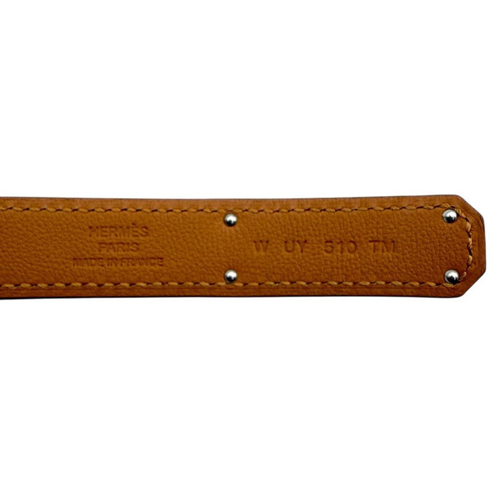 エルメス ケリーベルト エプソン ヴェールペパーミント シルバー金具 W刻印
