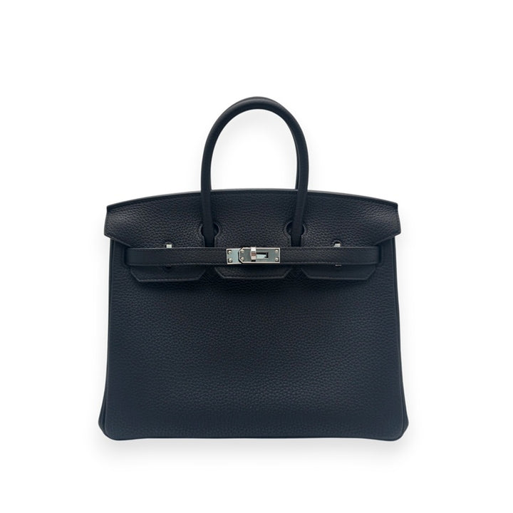 エルメス バーキン25 トゴ ブラック シルバー金具 C刻印
