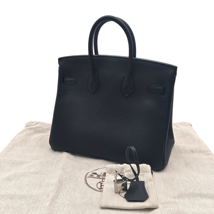 エルメス バーキン25 トゴ ブラック シルバー金具 C刻印
