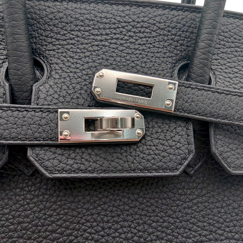 エルメス バーキン25 トゴ ブラック シルバー金具 C刻印