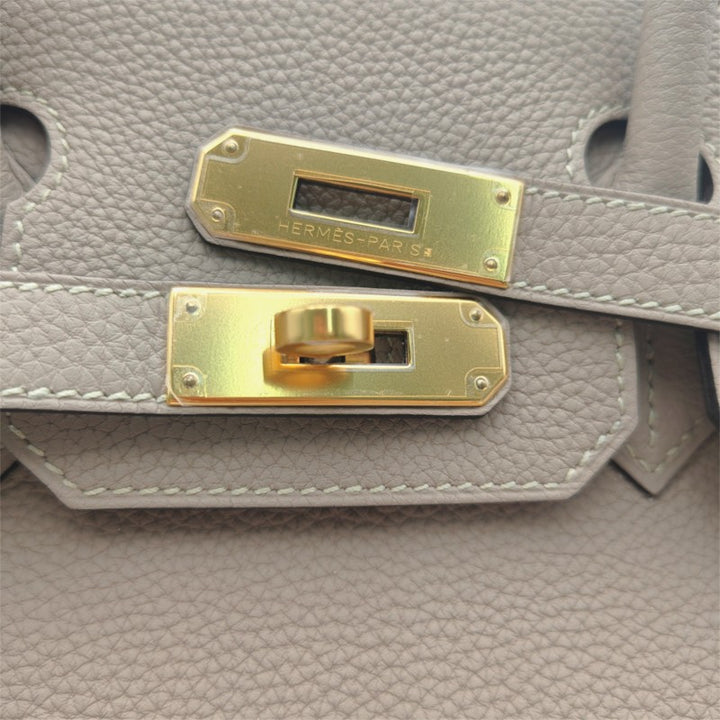 エルメス バーキン30 トゴ トゥルティエールグレー ゴールド金具 T刻印