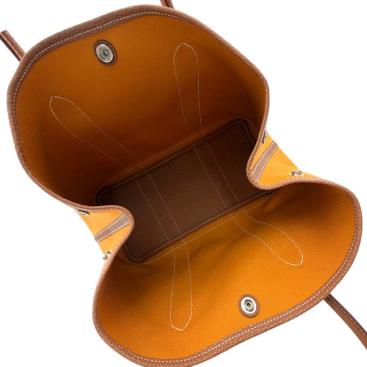 エルメス ガーデンパーティ PM 36 トワルオフィシエ サフラン C刻印