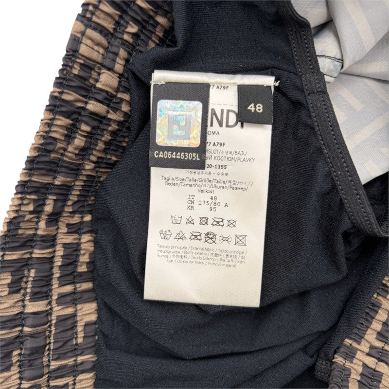 フェンディ ズッカ柄 スイムパンツ 水着 ショートパンツ FXB077 A79F F13IZ 