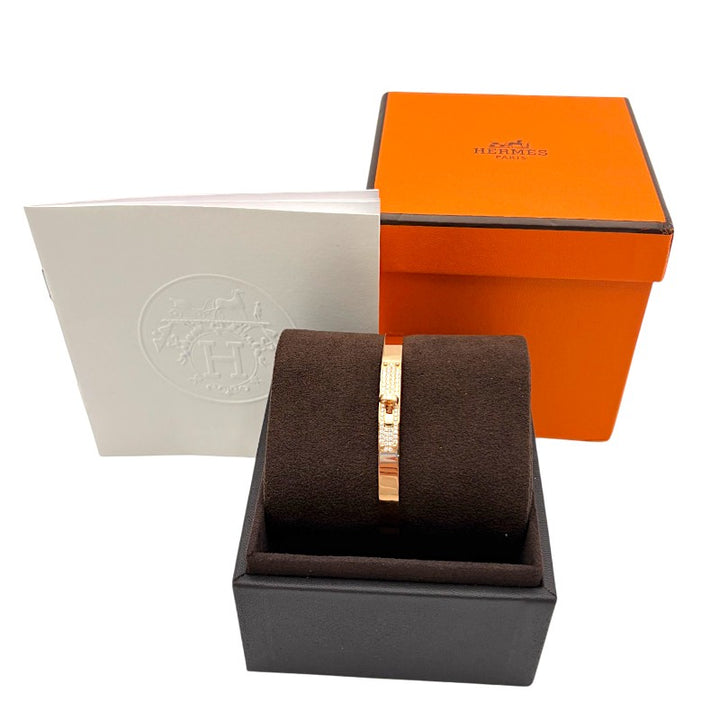 ケリー PM ブレスレット バングル ダイヤ0.36ct K18PG H110013B 00SH
