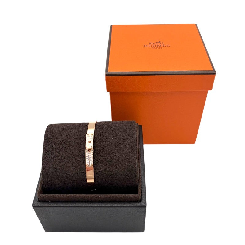 エルメス ケリー PM ブレスレット バングル ダイヤ0.36 ct K18PG H110013B 00SH