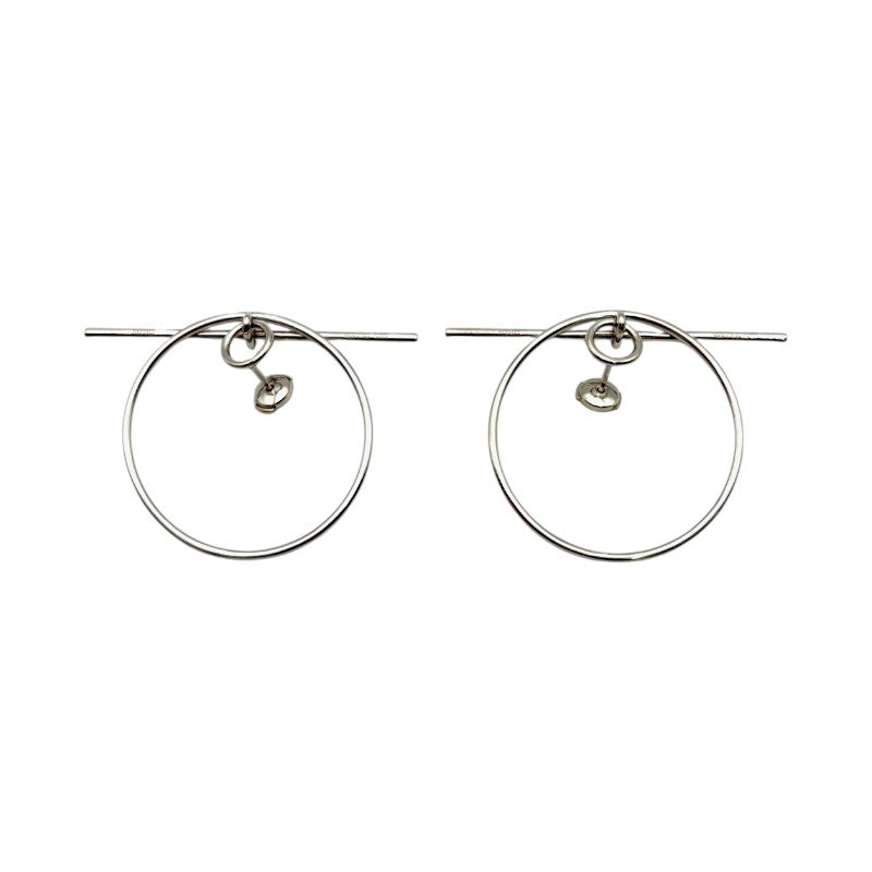 エルメス ループ MM フープピアス エシャペ シルバー