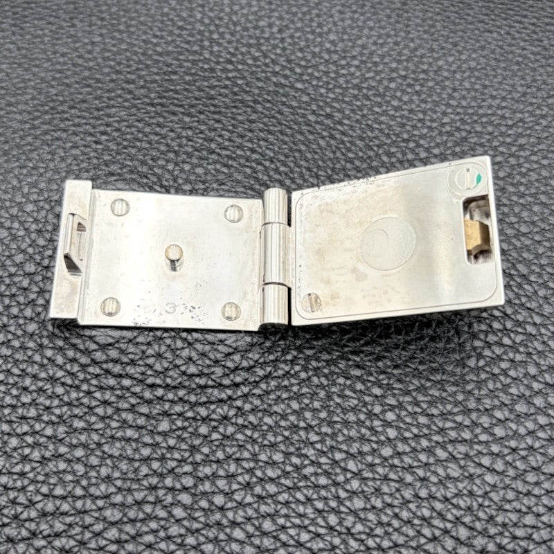 エルメス サックアデペッシュ38 ビジネスバッグ トゴ ブラック シルバー金具 □Q刻印