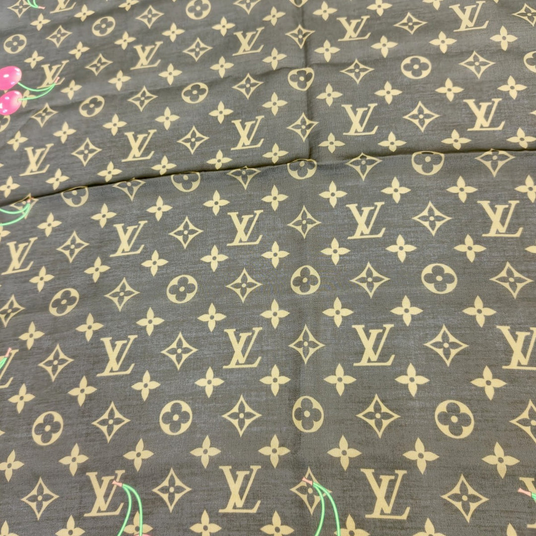 ルイ・ヴィトン モノグラムチェリー LV×TM スカーフ 村上隆コラボ M96090