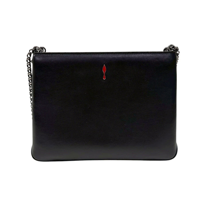 Christian Louboutin / クリスチャン ルブタン　スパイクスタッズ チェーンショルダーバッグ ブラック