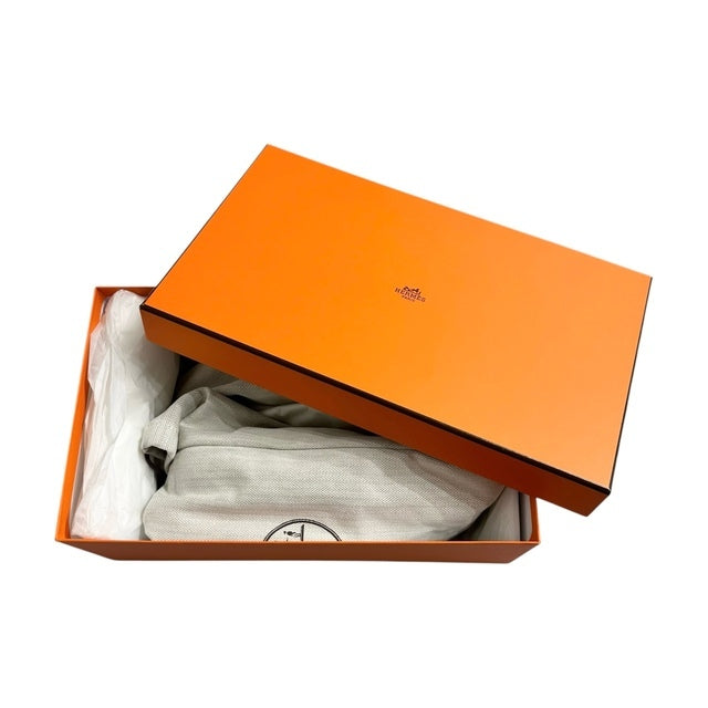 HERMES / エルメス　ローファー 革靴 バイカラーモカシン《アワー》I36