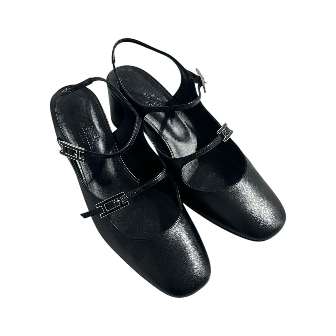 HERMES パンプス 《ジャッキー アピバックル》 50