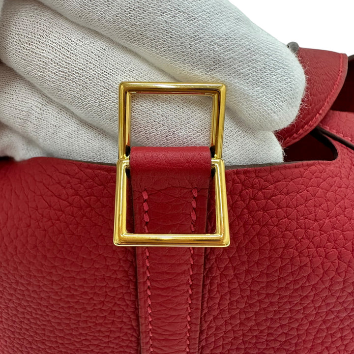 HERMES / エルメス　ピコタンロックPM トリヨン ルージュザック G金具 U刻印