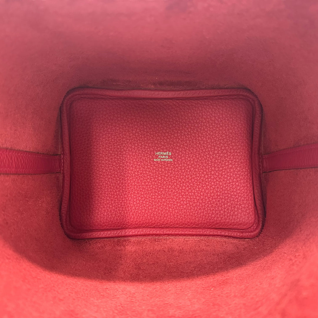 HERMES / エルメス　ピコタンロックPM トリヨン ルージュザック G金具 U刻印