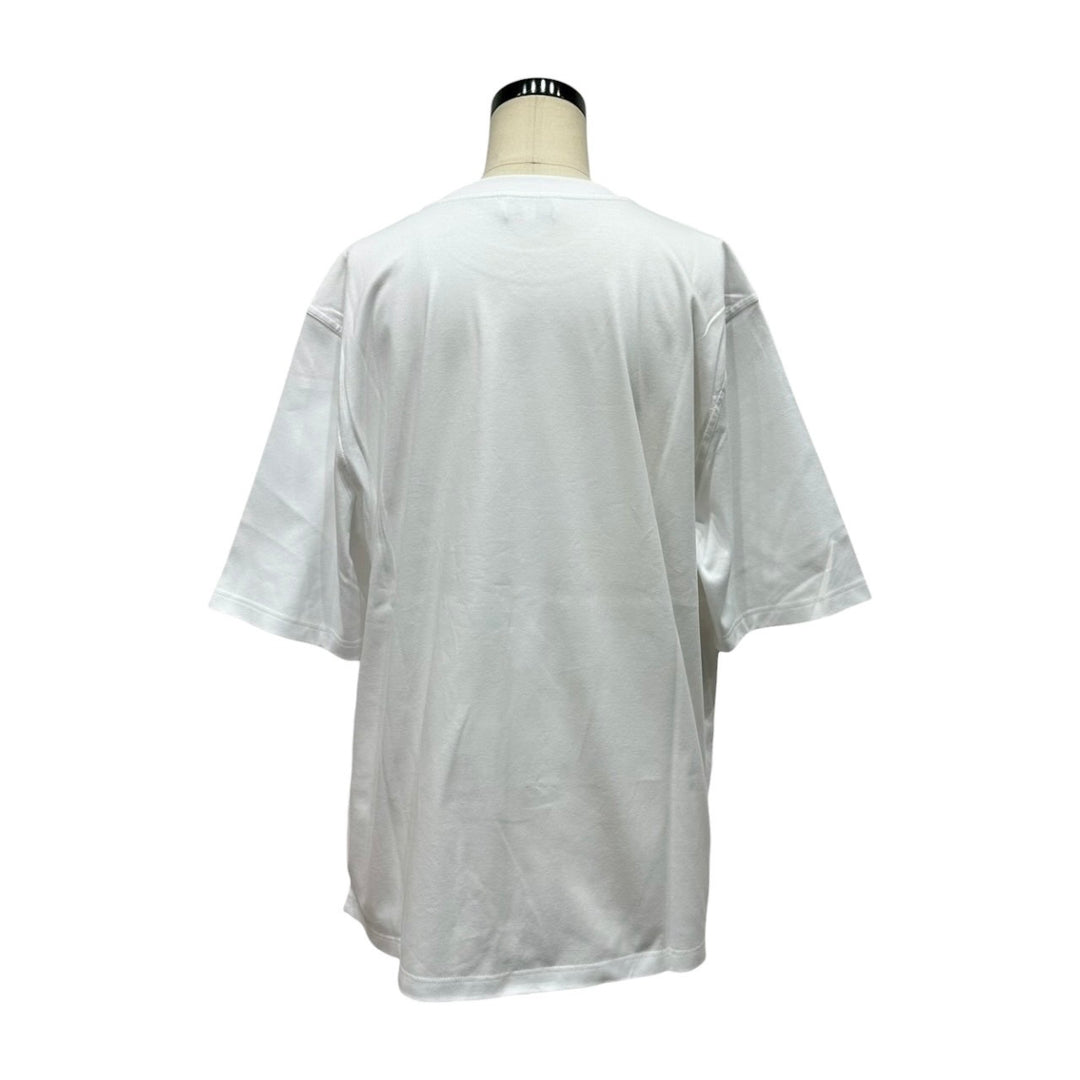 HERMES / エルメス　Tシャツ ミニレザーパッチ《アッシュヴァル》