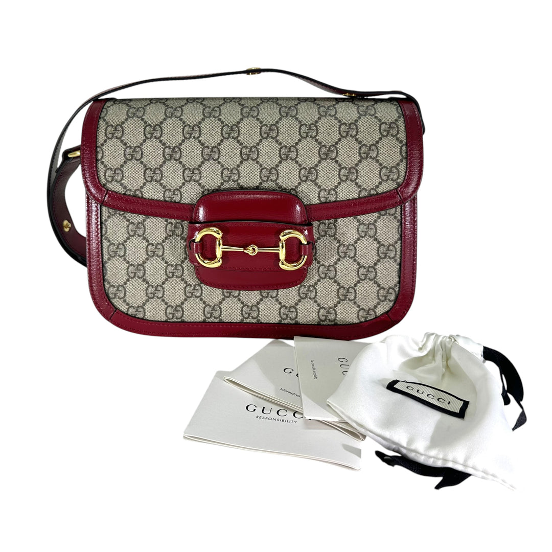 GUCCI：グッチ　ホースビット 1955 スモール ショルダーバッグ 602204