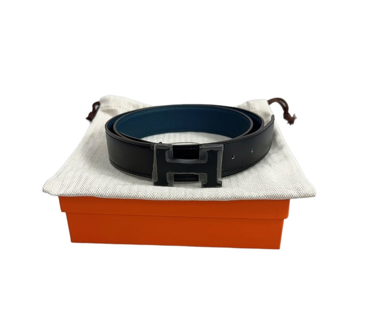 HERMES / ベルトバックル《H》＆リバーシブルベルト32ｍｍ