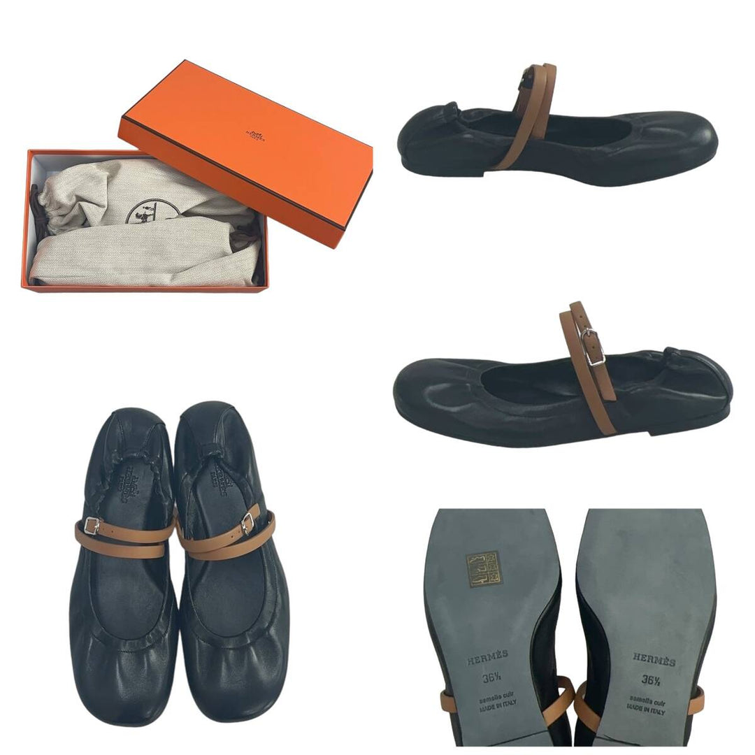 HERMES / バレーシューズ《ジョリー》 36.5