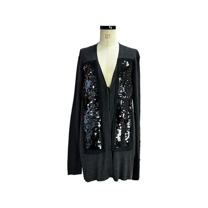 SimplyVera VERA WANG / スパンコール装飾付きカーディガン M