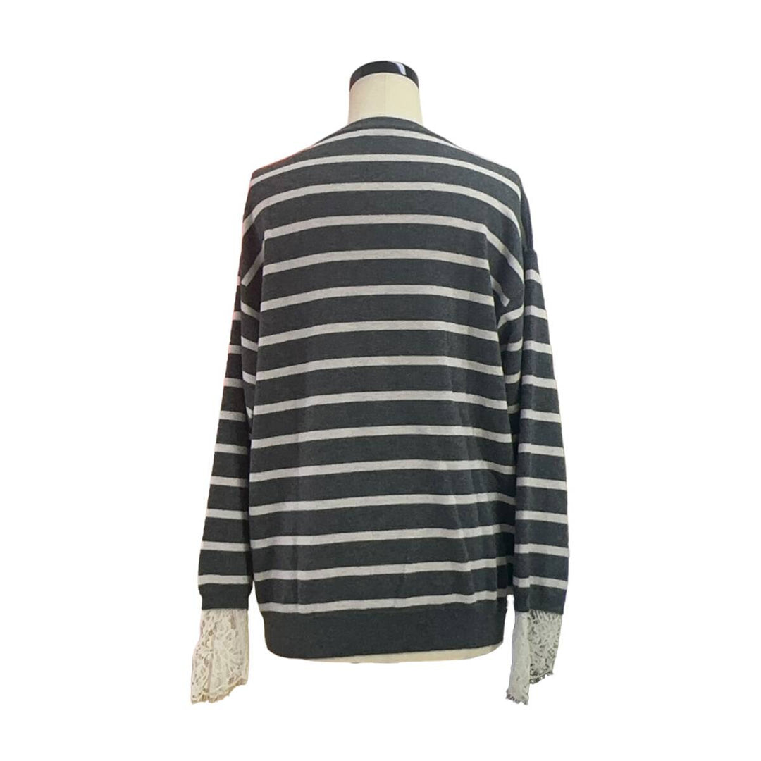 BRUNELLO CUCINELLI / カシミアプルオーバーセーター L