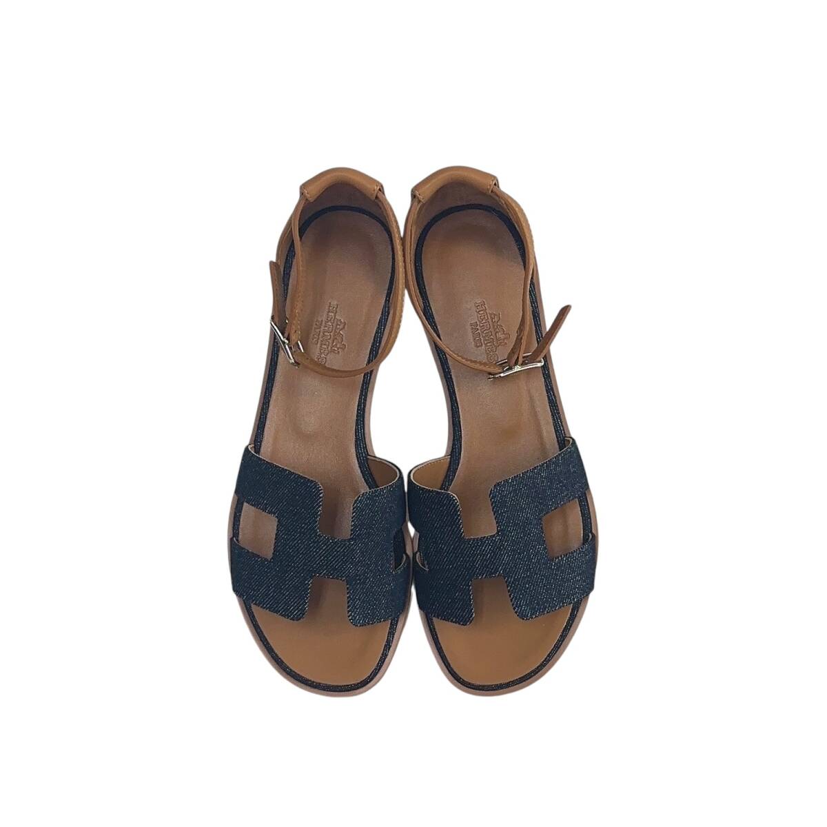 【未使用】HERMES エルメス サンダル エニド 36.5 エルメス(HERMES)エルメス エニドサンダル サンダル 靴