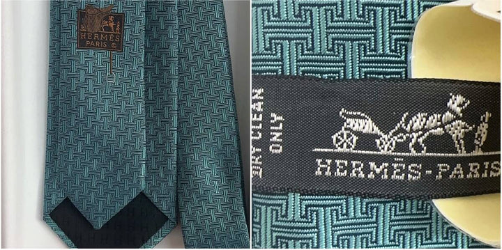 HERMES / シルクツイルタイ《Hディスクレ》