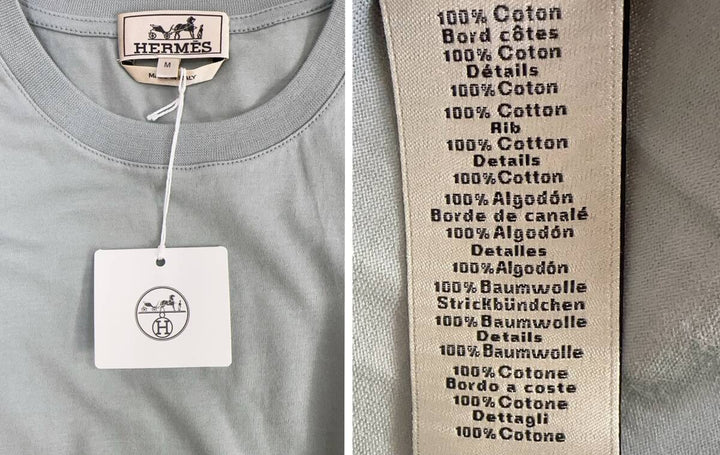 HERMES / ライン Tシャツ M