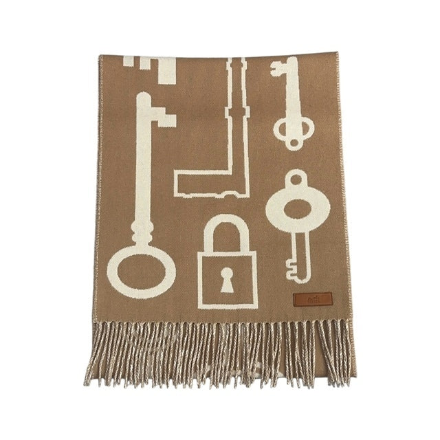 HERMES / カシミヤマフラー《カザック・キーコレクション》 – ブランド