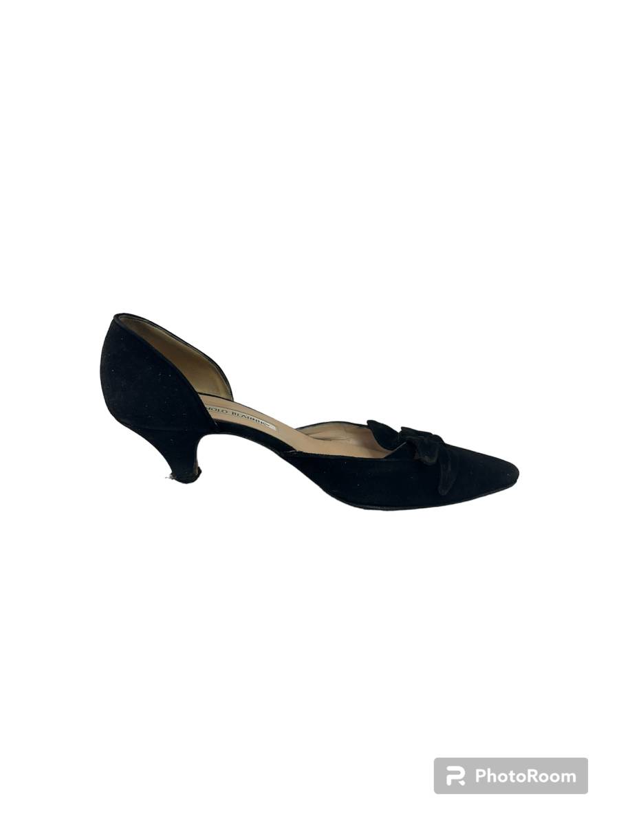 MANOLO BLAHNIK / リボン付きピンヒール