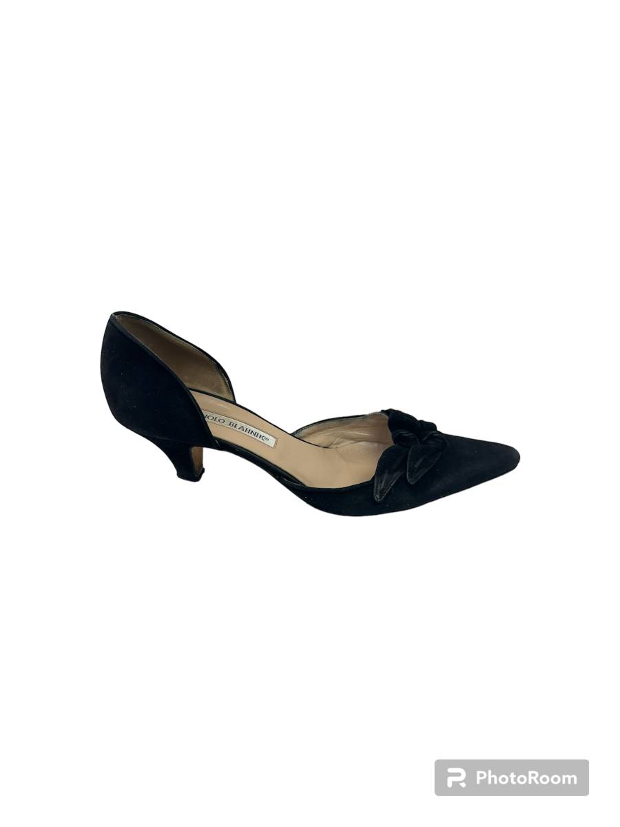 MANOLO BLAHNIK / リボン付きピンヒール