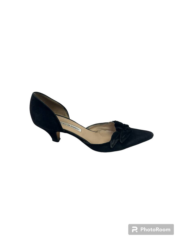 MANOLO BLAHNIK / リボン付きピンヒール